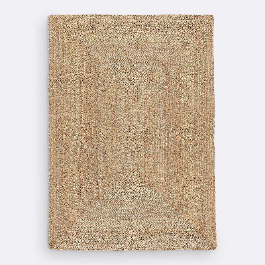 Tapis jute rectangulaire Aftas