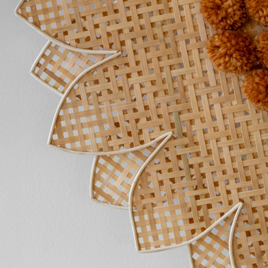 Applique murale en bambou, DAISY