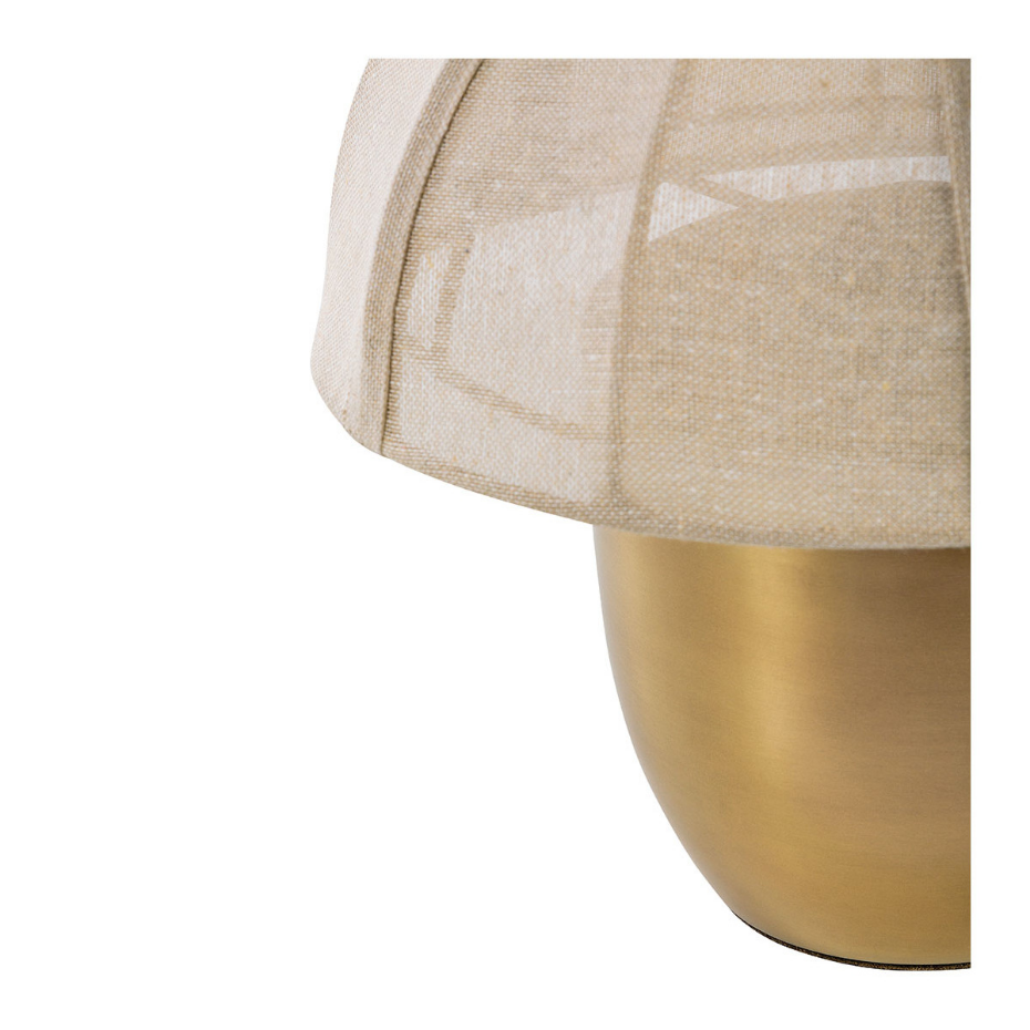 Lampe HÉLOÏSE métal et AJ tissu