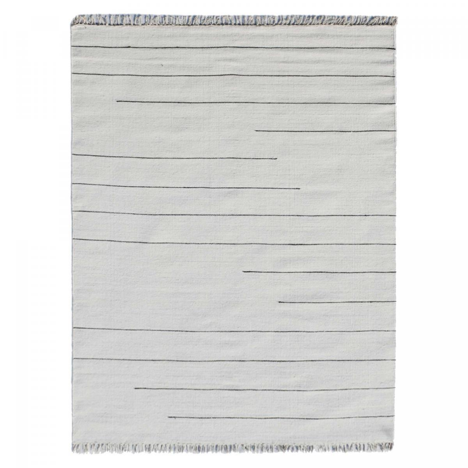 Tapis kilim fait main en laine motif simple PRAHA