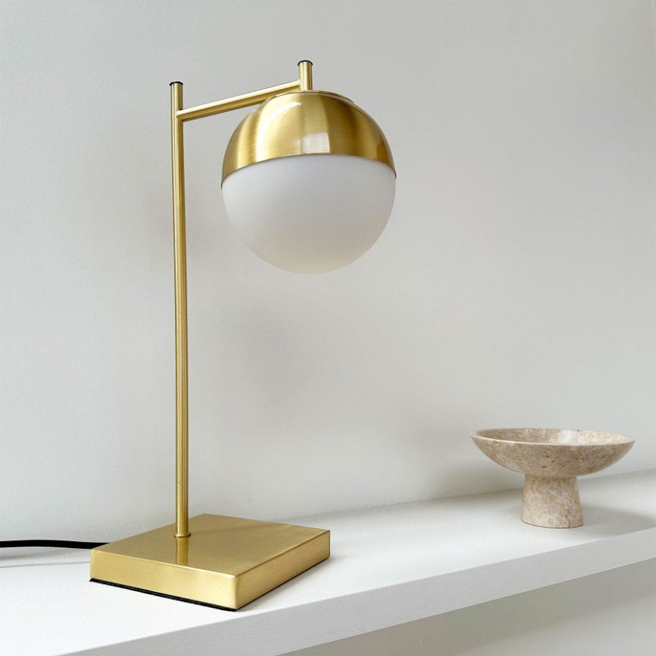 Lampe à poser en Métal brass Caen