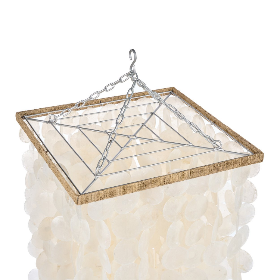 Suspension en coquillages et fer MOONLIT
