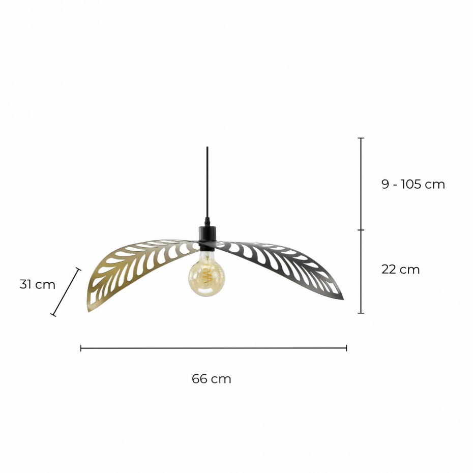 Suspension en métal perforé, AKINE