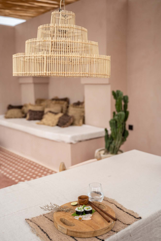 Suspension en rotin WEDDING CAKE