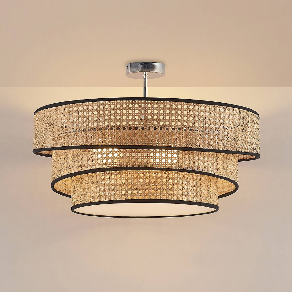 Plafonnier en bambou moderne, Elowen