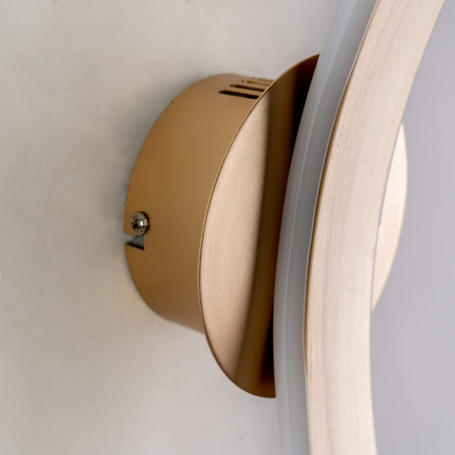 Applique LED arc doré moderne - DAWN
