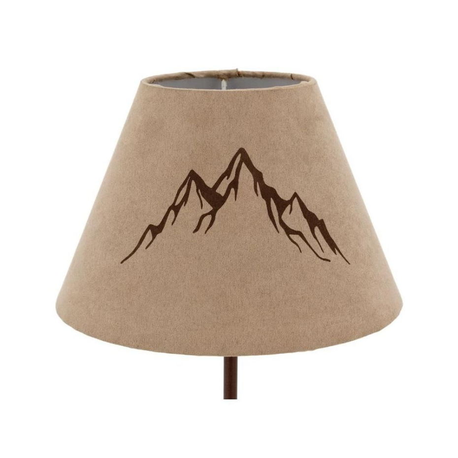 Lampe à poser métal découpé Chatel Skieur