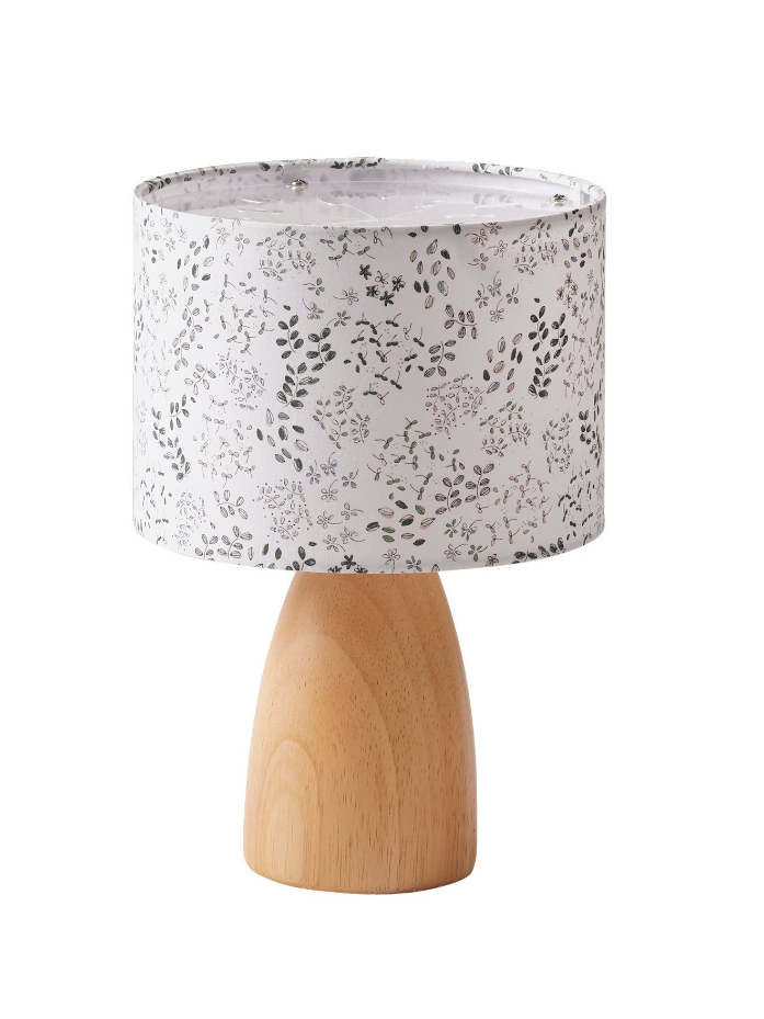 Lampe de chevet imprimé fleur