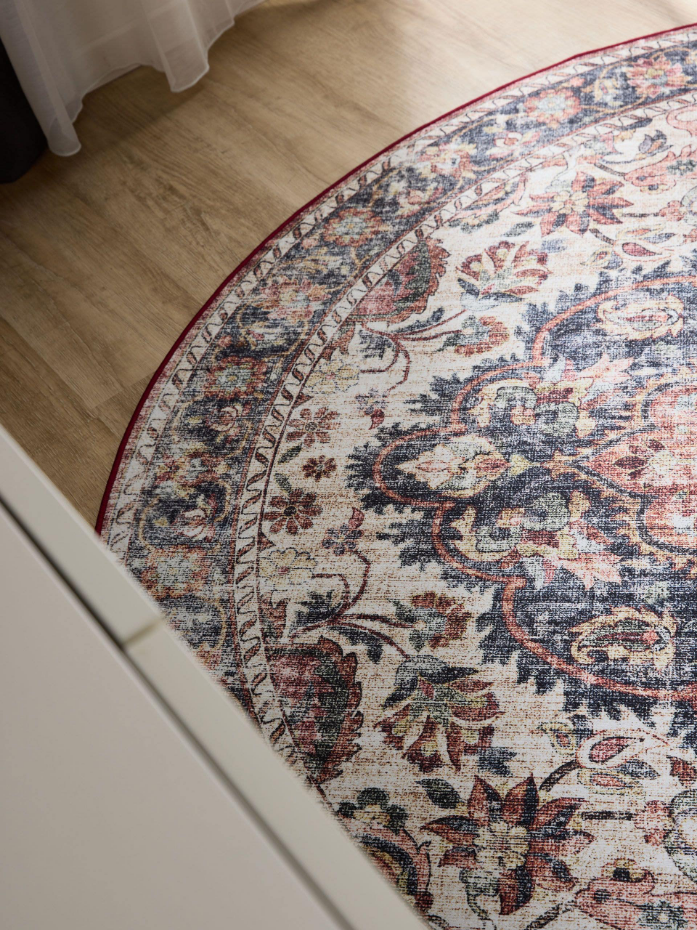Tapis rond lavables GEORGE