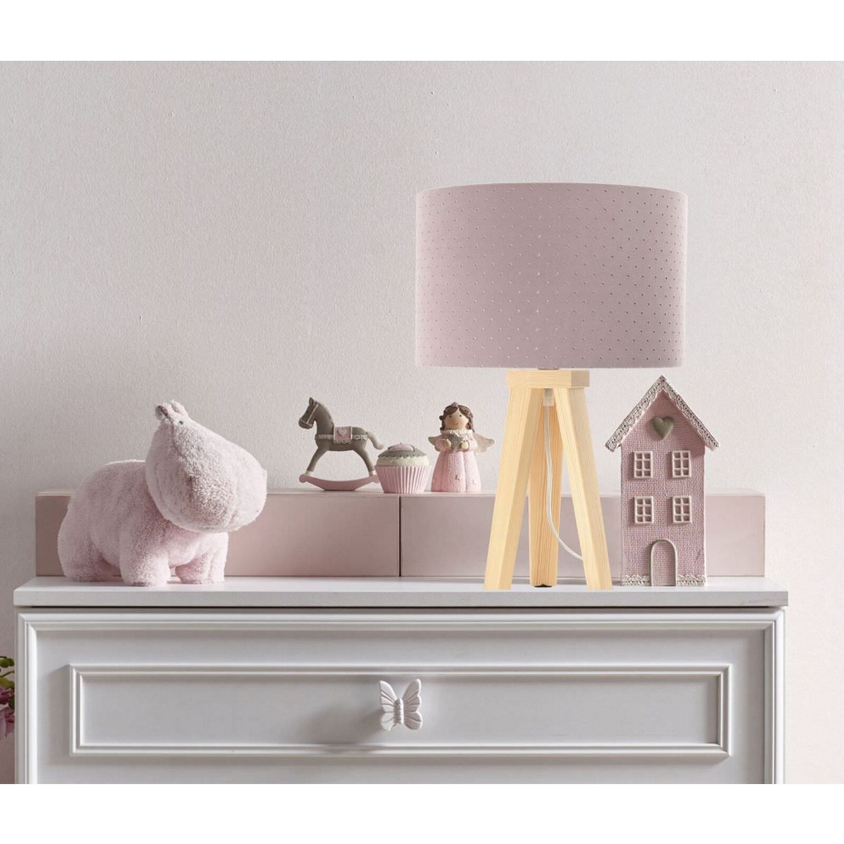 Lampe de table en tissu Jasmine bebe