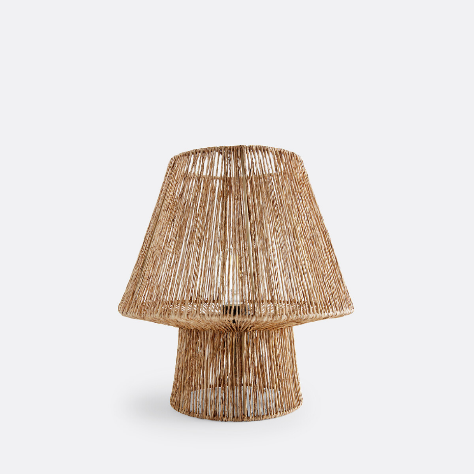 Lampe à poser en jute, Yaku