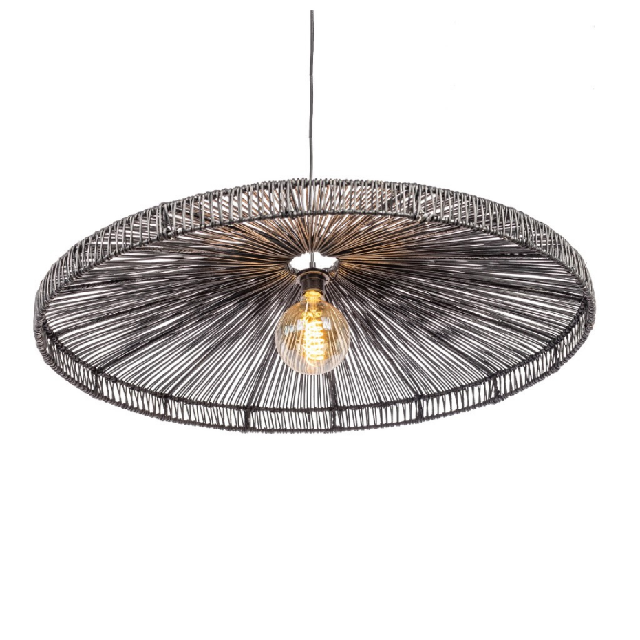Suspension en rotin noir XL ESSO