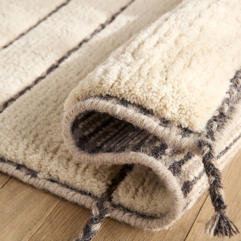 Tapis noué main, 93% laine, Stauro