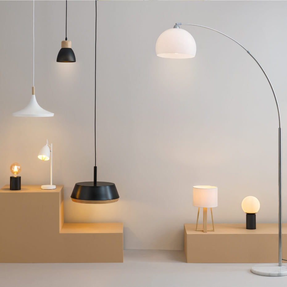 Lampe cylindrique métal SABA