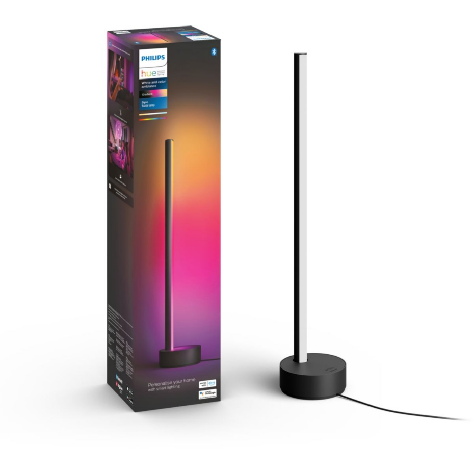 Lampe connectée Gradient Signe noir White&Color Ambiance