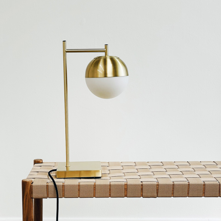 Lampe à poser en Métal brass Caen