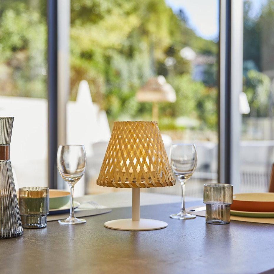 Lampe de table sans fil IBIZA H26cm