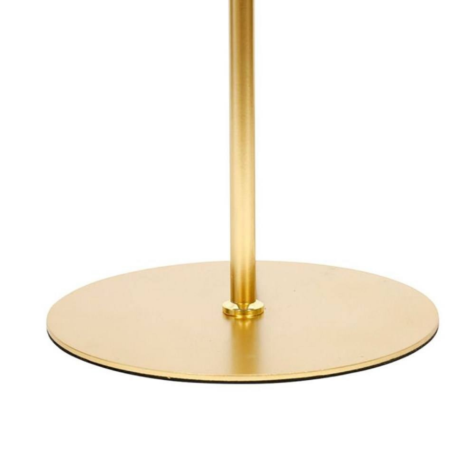 Lampadaire Métal Tissu Noir Aurelia H143