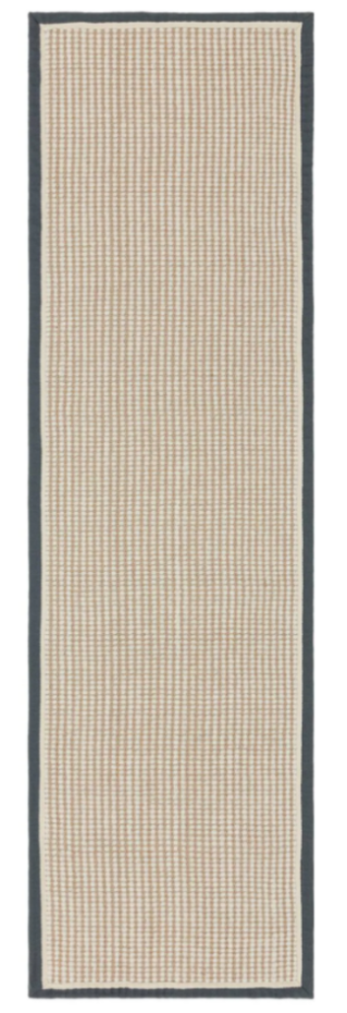 Tapis de salon moderne laine et jute ROKA