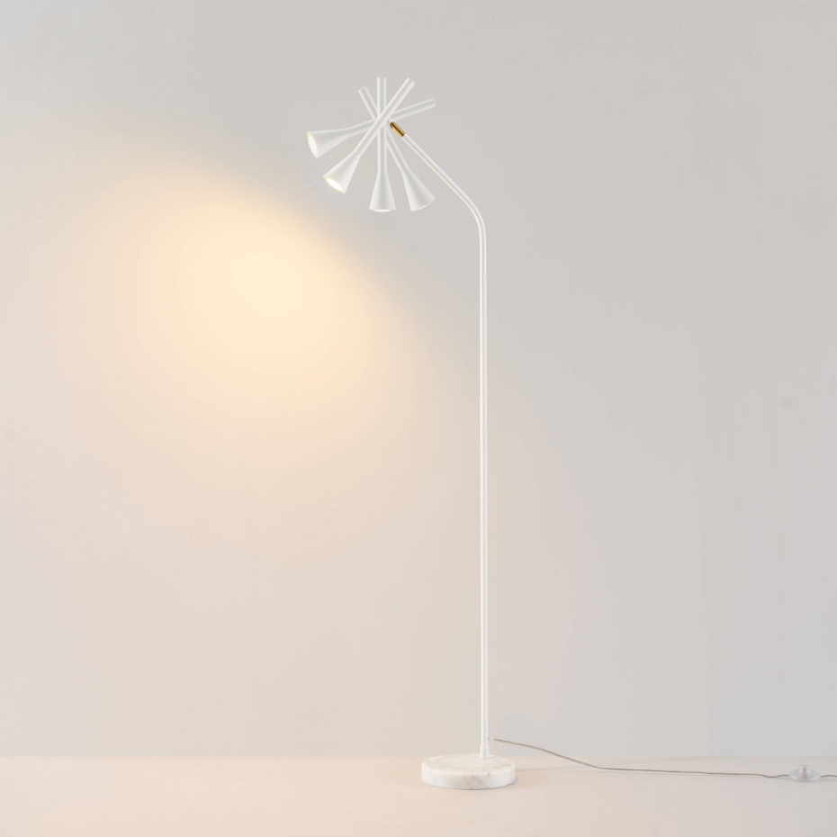 Lampadaire liseuse sobre et stable - HOLEN