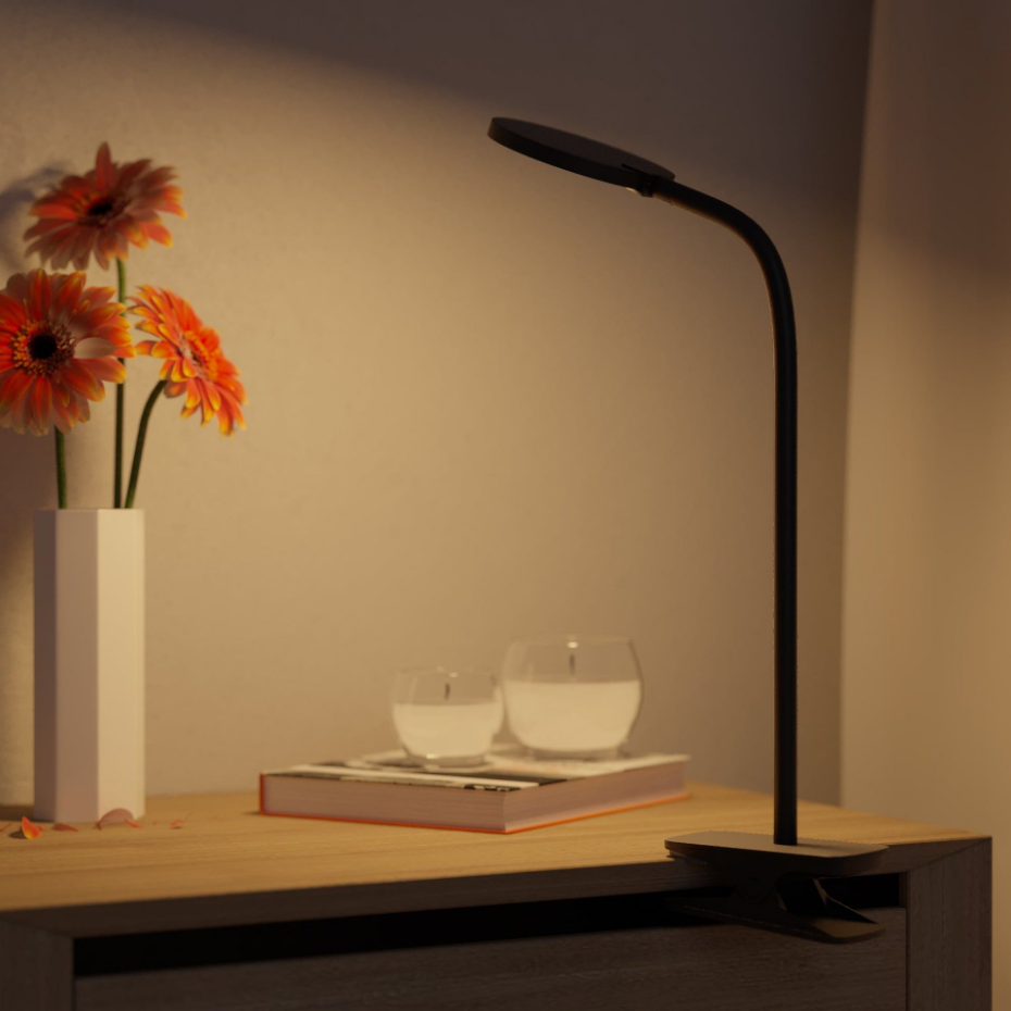 Lampe de bureau tactile clipsable, STARLA
