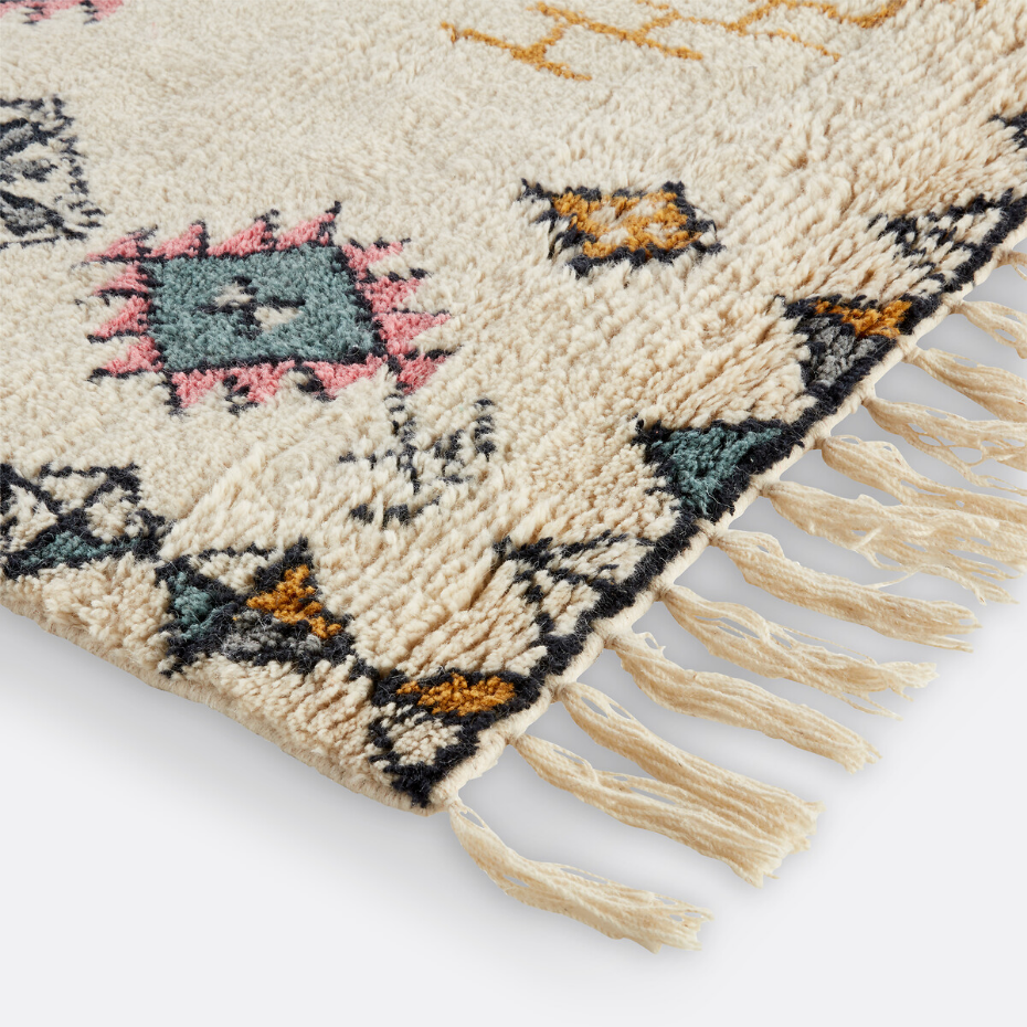 Tapis style berbère en laine, Jalna