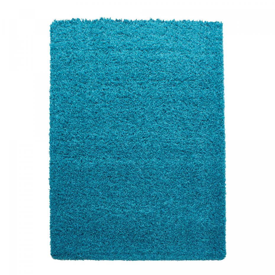 Tapis poils longs shaggy tissé motif uni UNI L
