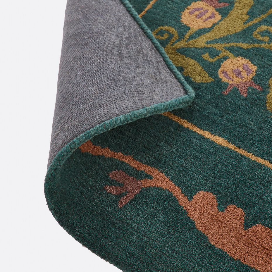 Tapis en laine motifs fleurs, Antonia
