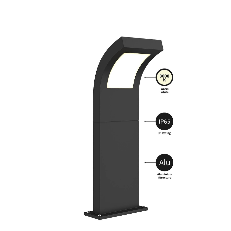 Luminaire extérieur en aluminium moderneLED
