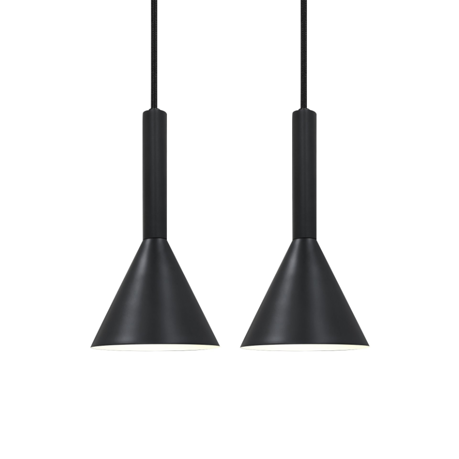 Suspension Kelvis 2-Kit  Métal Noir ,  H. 20,5 - IP20 - GU10 /  Nordlux Intérieur