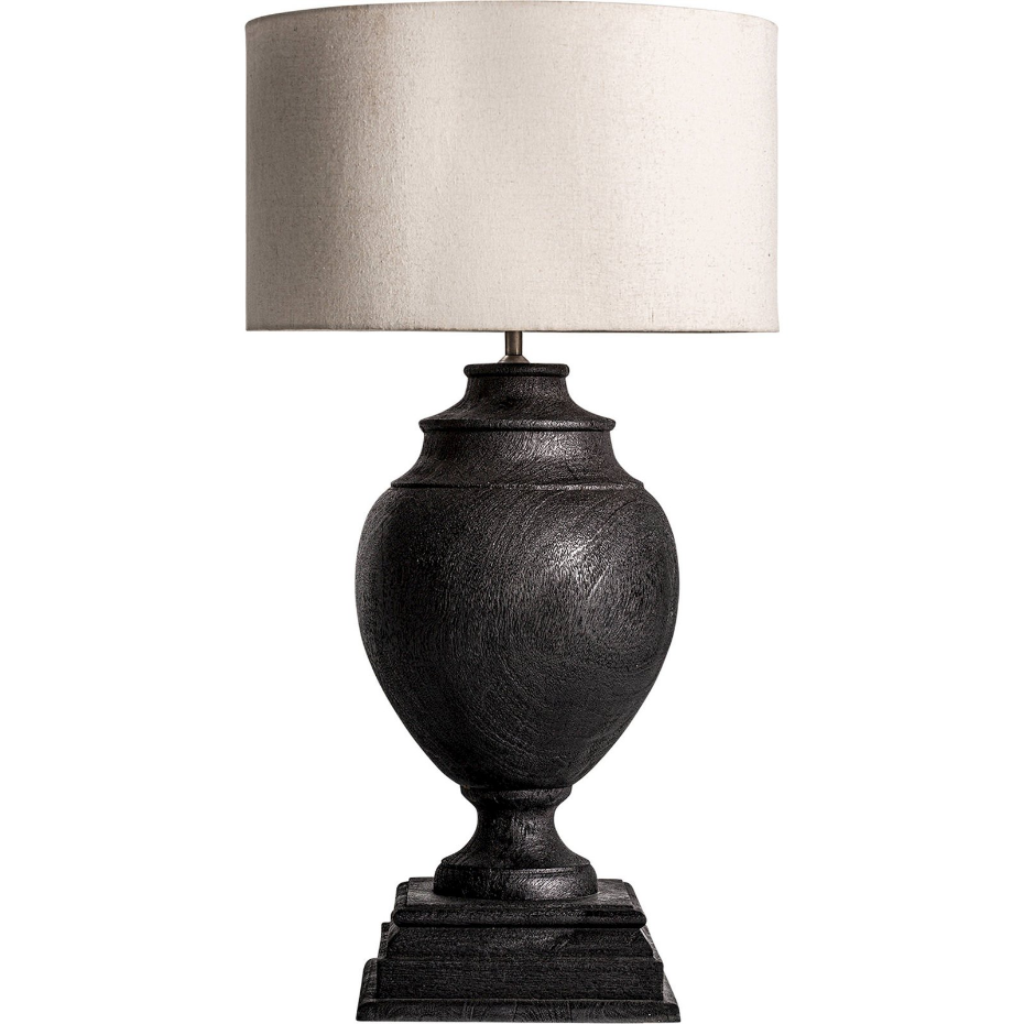 Lampe de salon en bois de manguier