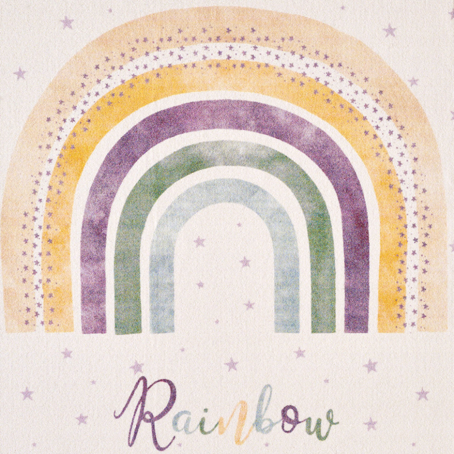 Tapis enfant arc-en-ciel PLAY