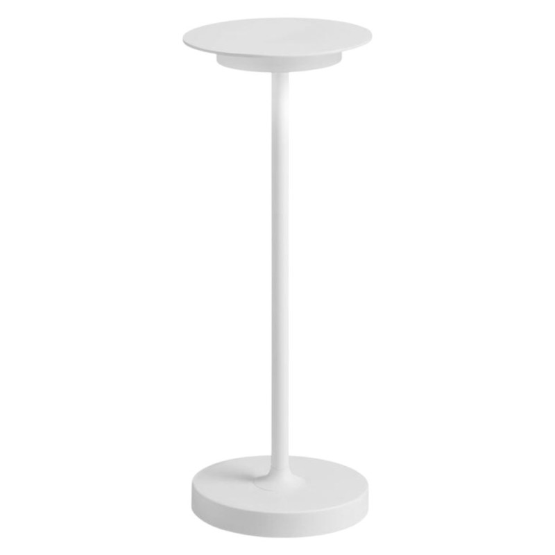 Lampe de table sans fil Sense blanc mat