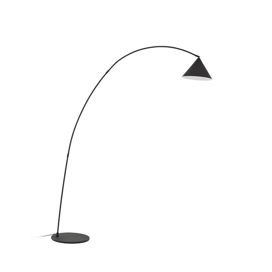 Lampadaire en métal moderne, Triangolo