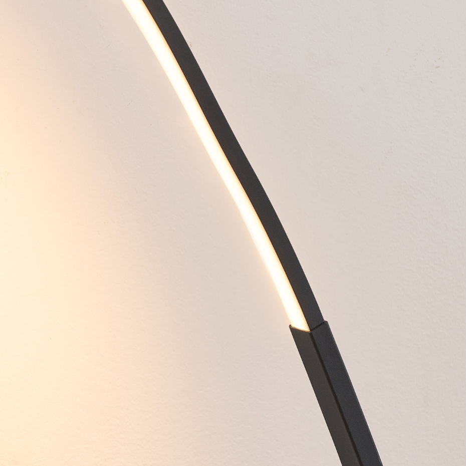 Lampadaire LED design incurvé - THALIA