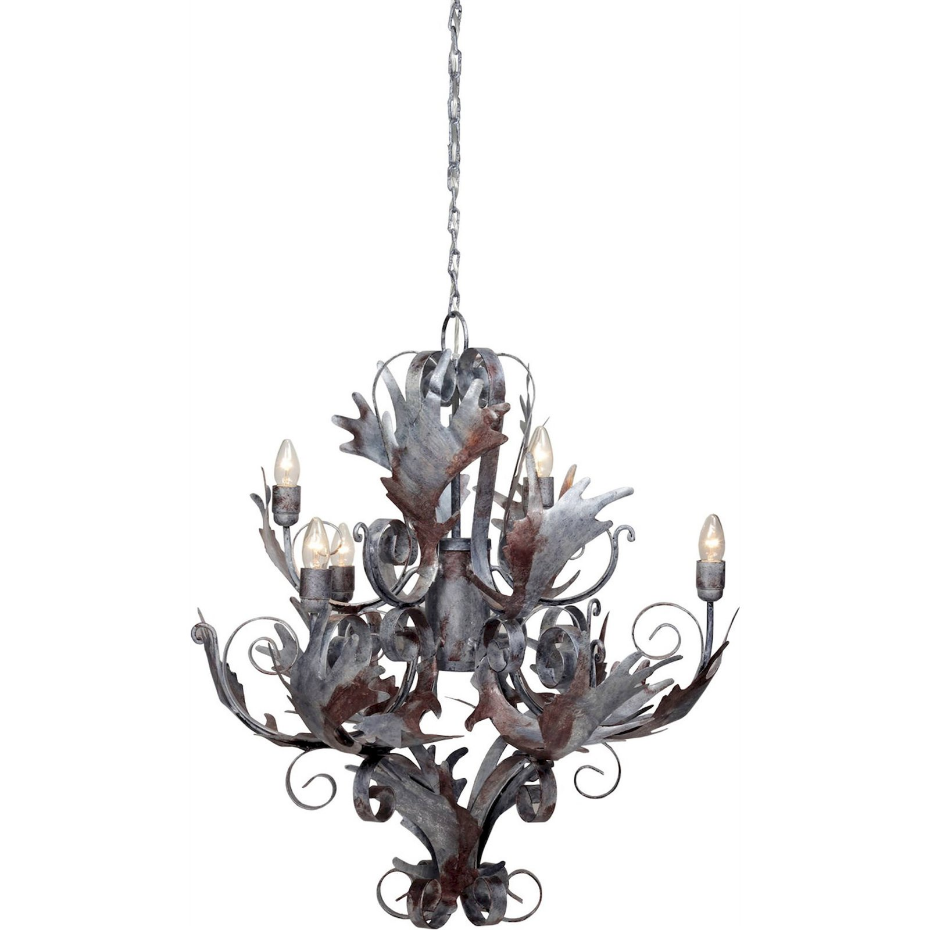 Suspension lustre vintage en fer Fly Through
