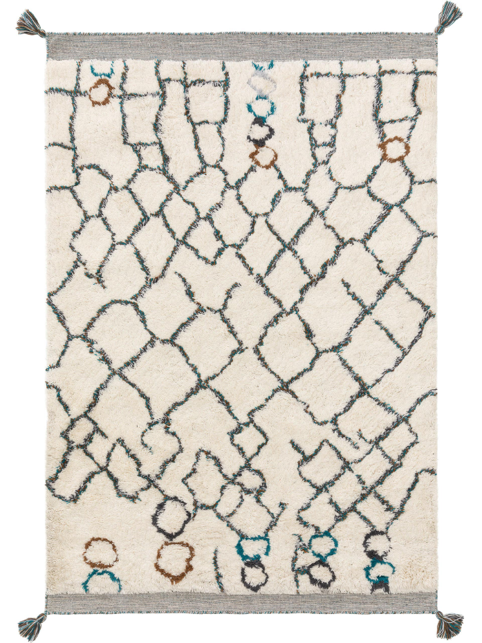Tapis de laine tufté main FLOKI