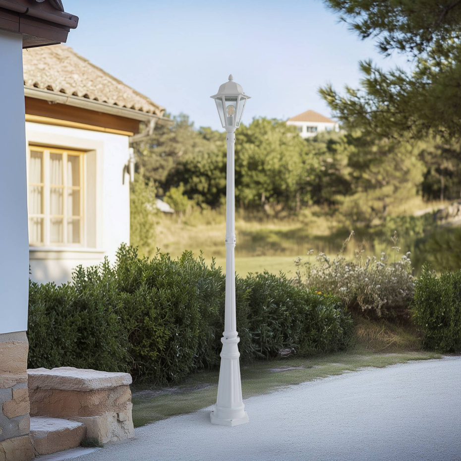 Lampadaire extérieur en aluminium moderne