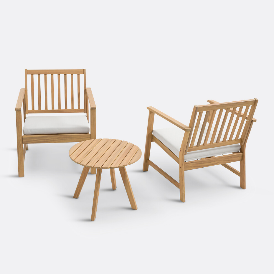 Set de salon de jardin en acacia, Balias