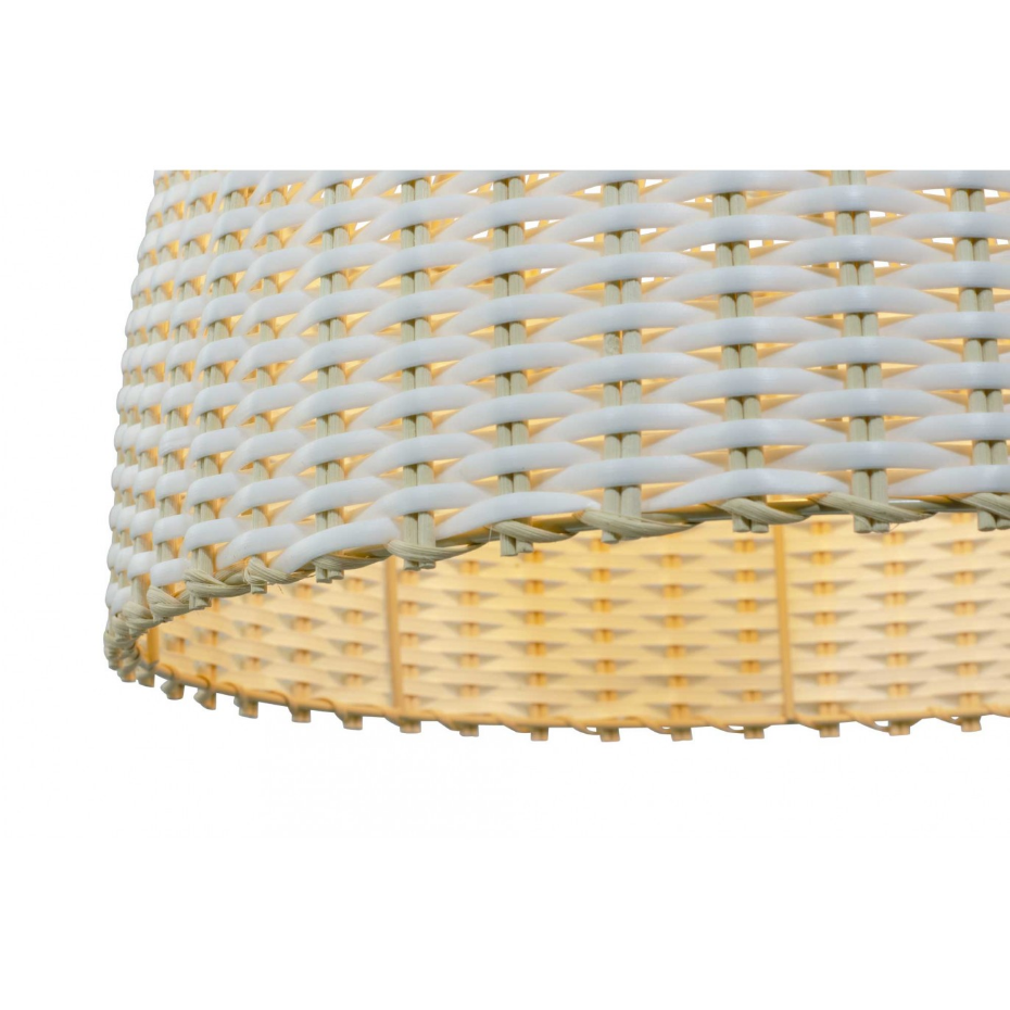 Suspension bicolore en rotin, SKIPP