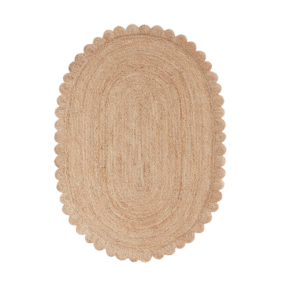 Tapis ovale jute, Aftas