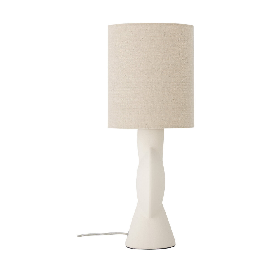 Lampe à poser grès lin  Sergio