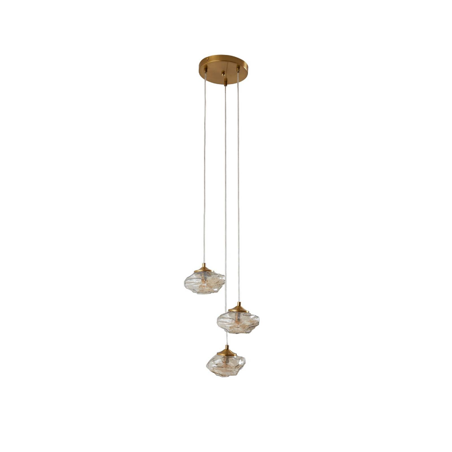 Suspension en verre moderne, Piatra