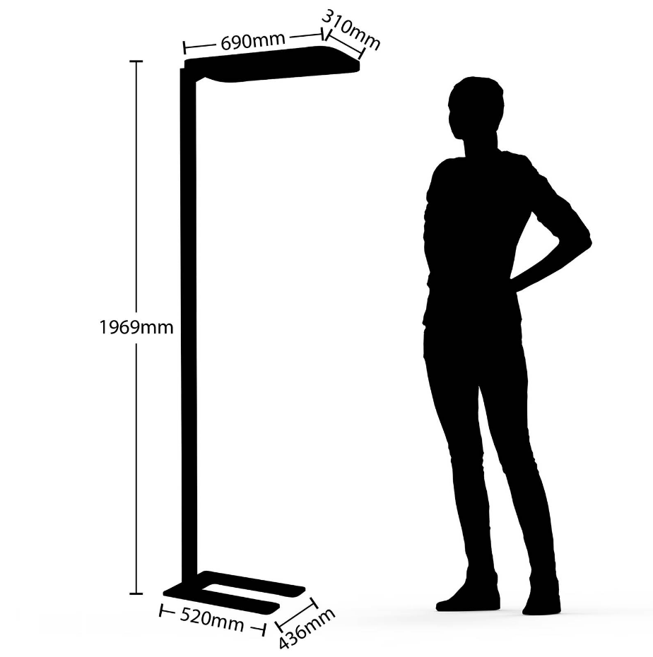 Lampadaires de bureau en aluminiumLED
