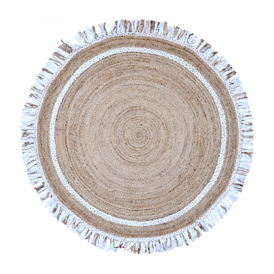 Tapis rond JT SATCH , tapis jute artisanal