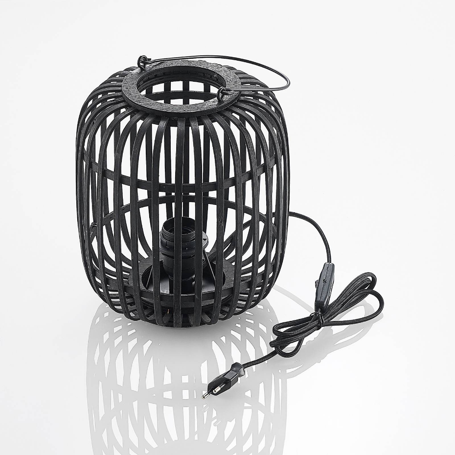 Lampe à poser en bois traditionnelle