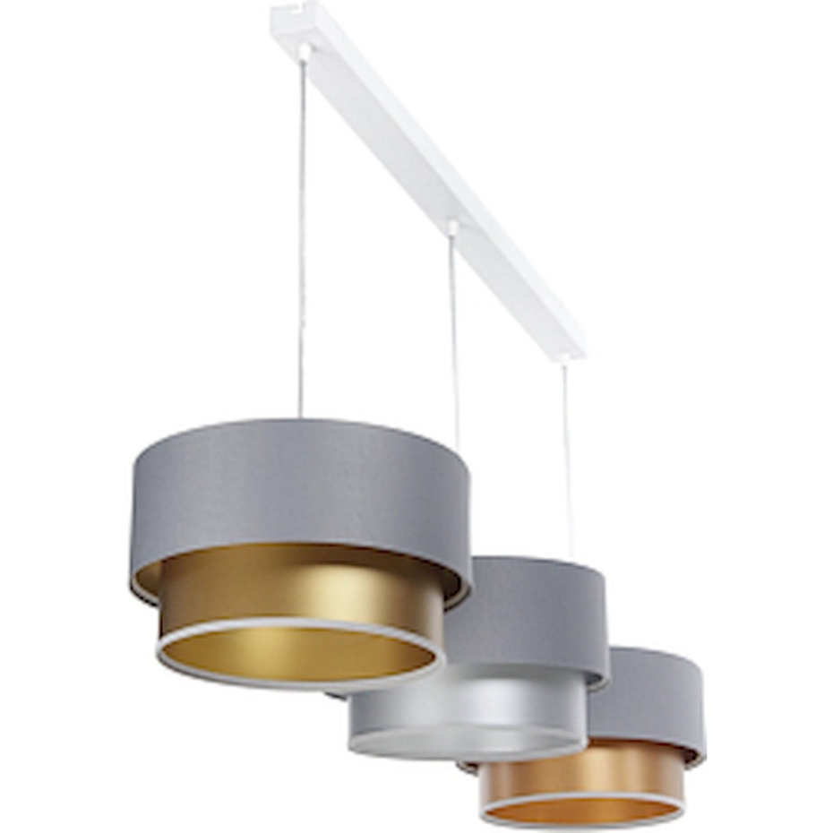 Suspension rectangulaire en PVC effet satiné Duo ellegant