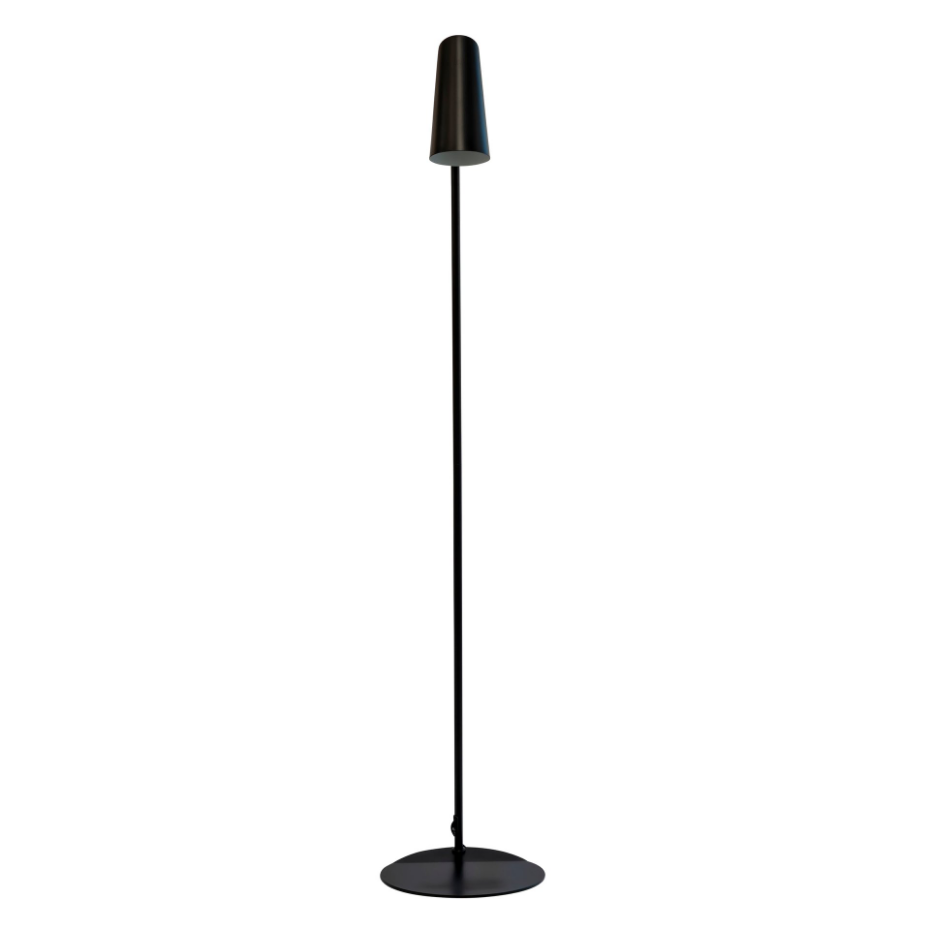 Lampadaire en noir métal PALLAS