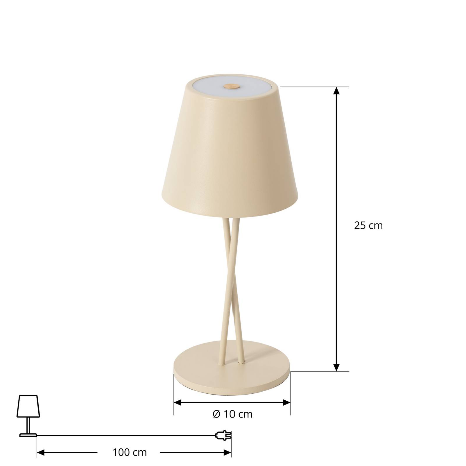 Luminaire de terrasse en métal moderneLED