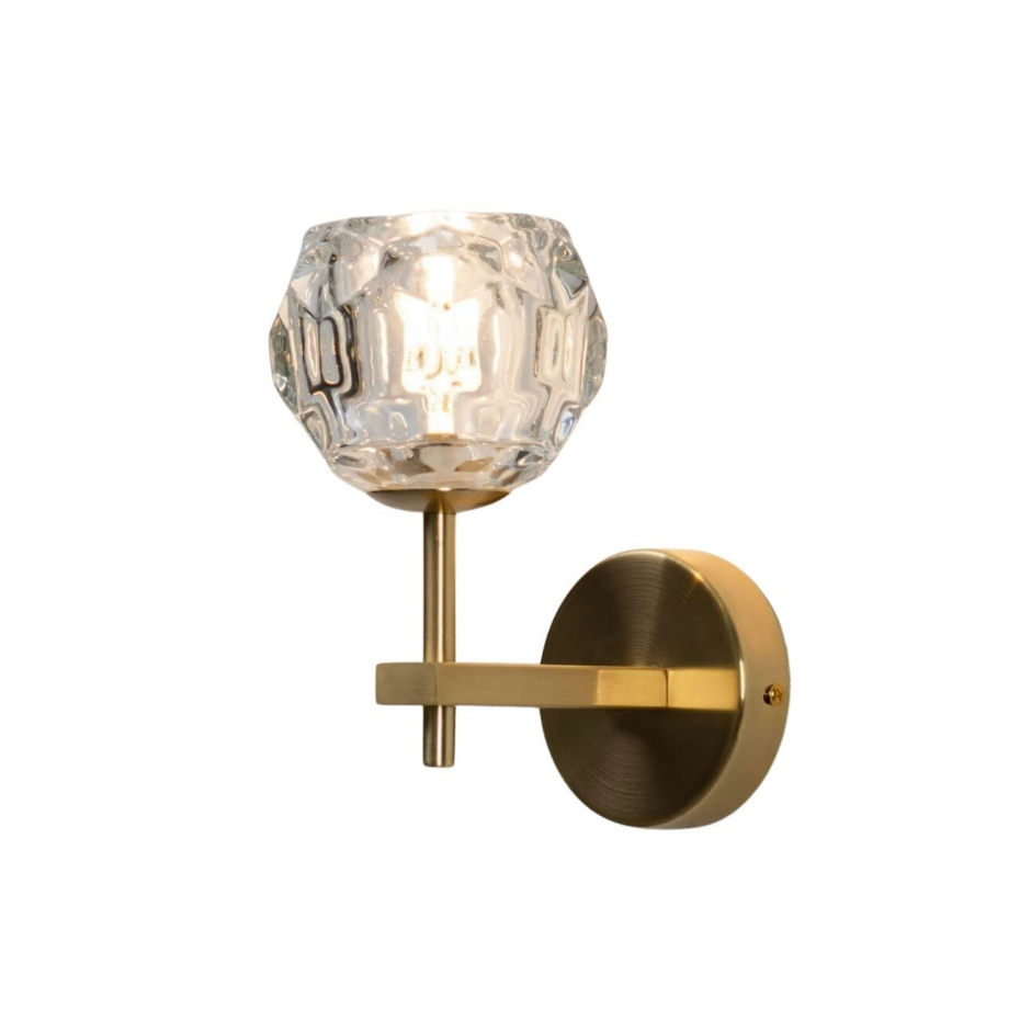 Applique dorée avec verre décoratif - VILAMO
